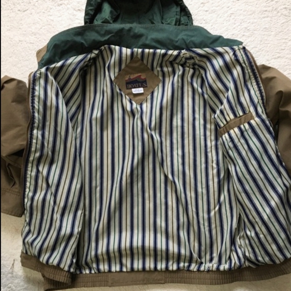 Vintage Boat U.S Bomber Jacket Mens Large - Picture 8 of 11